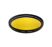 CBFGGOEUDFBS Filtres de Couleur Rouge Jaune Vert Bleu 49MM 52MM 55 58MM 62MM 67MM 72MM 77MM for Canon for Nikon for Appareil Photo Reflex numérique Sony (Size : 72mm, Color : Yellow)