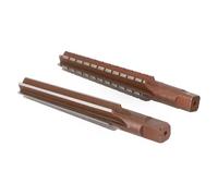 CBFMFVFROR Alésoir à Douille Conique Manuel 2 pièces MT1/MT2/MT3/MT4/MT5 9SiCr, Bord Fin/Rugueux, adapté for Le fraisage et la Finition(MT3 Set)