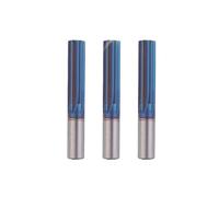CBFMFVFROR Alésoir en carbure for Machine CNC, Outil d'ébavurage de Trous, revêtement Bleu HRC65, Foret de Coupe de Tour, d 2 mm à 12 mm(14mm)