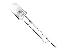 CBFMFVFROR Diodes LED 3 mm 5 mm, lumières clignotantes, lentille ronde transparente, diode électroluminescente à flamme intermittente(White,3mm LED 50pcs)