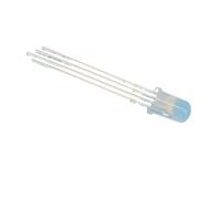 CBFMFVFROR Lampe LED ronde F5 5mm, 4 broches, perle de lumière diffuse rvb tricolore, Cathode commune rouge vert bleu, Diodes électroluminescentes, 100 pièces(Common Cathode)