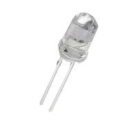 CBFMFVFROR Lot de 50 à 100 diodes LED clignotantes jaunes, 3 mm et 5, lentille ronde transparente, flamme intermittente(Orange,5mm 50pcs)