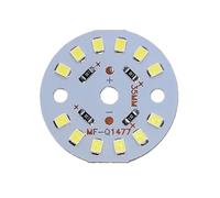 CBFMFVFROR Perle de lampe LED haute puissance, puce SMD2835, DC12V 3W 6W 9W 12W 15W 18W, 5 pièces, adaptée for la lampe de projecteur(Warm White,DC12V 12W)
