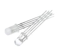 CBFMFVFROR Perles de lampe enfichables LED polychrome, 5MM, haute luminosité, WS2812B, F5RGB, IC 5V intégré, 50 pièces(50PCS Foggy surface)