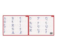 Ardoise effaã§able ã sec alphabet majuscules cursives - 26,5 x 21cm - bouchut