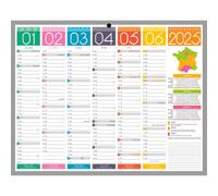 CBG Calendrier TENDANCE mini, Janvier à Décembre, 21x26,5cm, 1 trou
