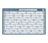 CBG Planning annuel de Janvier à Décembre, effaçable à sec, 60x99cm, 4 œillets
