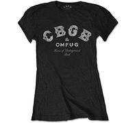 Cbgb - T-Shirt # XL Black Femmina # Classic Logo [Import]