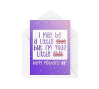 CBH895 Cartes amusantes pour la fête des Mères | Pour son parent Love Mummy Banter Mum | I May Be A Little | Blague Silly Son Daughter