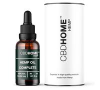 CBHOME Oils - Huile de Graines de Chanvre 40% Max - 30 ml - Base de Coco et Graines de Chanvre Écologique - Pressée à Froid - Sans Additifs ni Solvants - 100% Végétale - Certifié Écologique UE