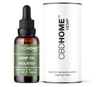CBHOME Oils - Huile de Graines de Chanvre Isolated 40% - 50 ml - Base de Coco et Graines de Chanvre Écologique - Pressée à Froid - Sans Additifs ni Solvants - 100% Végétale - Certifié Écologique UE