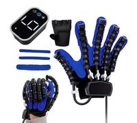 CBHVABH Gant Robot de rééducation, Force réglable, entraînement auxiliaire pour la récupération après Un AVC, Une hémiplégie et l'arthrite, Dispositif de rééducation de la Main, droitier