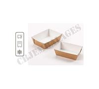 CBJ Emballages BARQUETTES Snacking 14 x 9,5 x 5 (Paquet de 25)