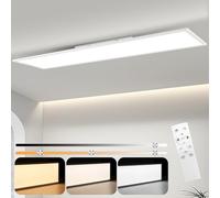 CBJKTX LED Panel 120x30 Deckenleuchte dimmbar Flaches langes Deckenpanel