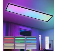 CBJKTX LED Panel 120x30 Deckenpanel Deckenpanel Lang RGB Farbwechsel Büro