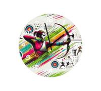 CBKREATION Horloge en verre archer 29 cm