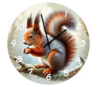 Cbkreation Horloge en Verre écureuil 29 cm
