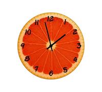 CBKREATION Horloge en verre tranche de pamplemousse 29 cm