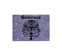 CBKREATION Informatique Tapis de souris signe du zodiaque Gémeaux Dim : 27 x 19 cm