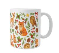Cbkreation Mug animaux de la forêt de Noël