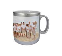 CBKREATION Mug argenté avec PHOTO PERSONNALISEE