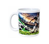 Cbkréation Mug football 300 ml en céramique - Fond blanc