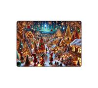 CBKREATION Planche à découper lutins de Noël 28.5 x 20 cm