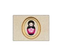 CBKREATION Tapis de souris Poupée russe pois 27 x 19 cm