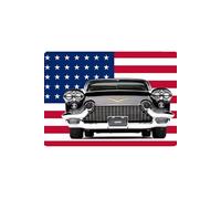 CBKREATION Tapis de souris vieilles Américaines 4 - 27 x 19 cm