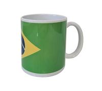 CBKREATION Tasse Brésil drapeau du monde par Cbkreation Dim : H.9.5 cm Diam 8 cm