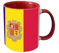 CBKREATION Tasse en céramique Andorre by Cbkreation Dim : H.9.5 cm Diam 8 cm Rouge G