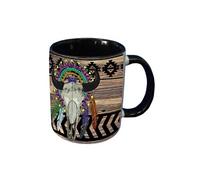 CBKREATION Tasse en céramique cow By Cbkreation Dim : H.9.5 cm Diam 8 cm