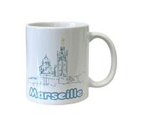 CBKREATION Tasse en céramique Marseille Cbkreation Hauteur : 9.5 cm Diamètre 8 cm