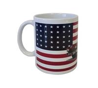 CBKREATION Tasse en céramique Voiture américaine rouge by Cbkreation Dim : H.9.5 cm Diam 8 cm