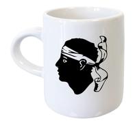 Cbkreation Tasse expresso tête de Maure Corse