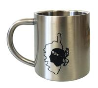 Cbkreation Tasse inox double paroi corse 200 ml