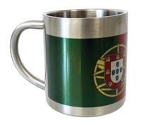 Cbkreation Tasse inox double paroi Motif Drapeau Portugais 200 ml