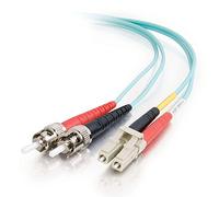 C2G 85540 câble InfiniBand et à fibres optiques 1 m LC ST OFNR Turquoise