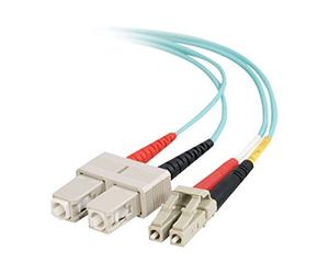 Cbl/2m LC/SC 10Gb LSZH Dplx 50/125 Fbr