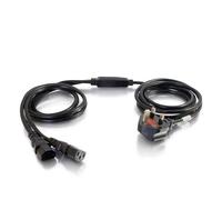 Cbl/3m BS 1363 to 2x C13 Y-Cable