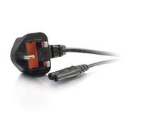 Cbl/3m BS1363 to IEC 60320 C7 Pwr Cord
