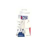 CBL Andy USBA+C - USBC/Micro/Light 1m #Paris Blanc