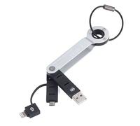 CBL01/SI Troika WALKER SILVER Porte-clés USB, argent