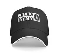 CBLdF Casquette de Baseball Public Enemy Casquette de Baseball Public Enemy Logo T-Shirt Unisexe garçons Casquette de Baseball personnalisé Polyester Kpop Cap Cadeau Parfait