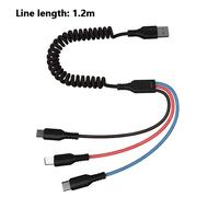 Cble de charge multiple nylon tress cordon de charge rapide USB Label