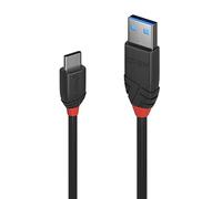cble USB 3.1 Type C/A, Black Line, 0.15M