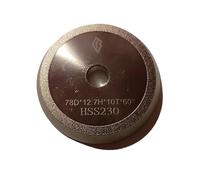 CBN SDC meule diamantée affûteuse de foret affûteuse de foret meuleuse 60 Angle 78 * 12.7 * 10mm for type 13(CBN)