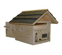 CBOUTIC Boite AUX Lettres Bois LA Combe AUX Cerfs Prestige 2 Portes