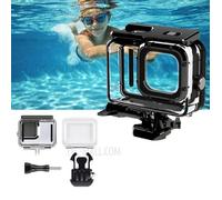 ®cBOX Caisson étanche à 50 mètres pour GOPRO HERO 9 /10 /11/12/13 Black, avec 2 portes arrières échangeables