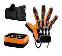 CBPTTM Gants de Rééducation Robotisés pour Doigts - 9 Vitesses, 3 Modes, Écran LCD, Dispositif de Récupération pour Patients Atteints d’Arthrite, AVC et Hémiplégie B Right XXL